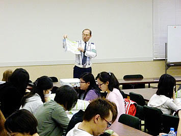 八王子留学生寮で生活安全講習会を実施しました①