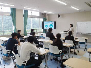 前回の学内会社説明会の様子