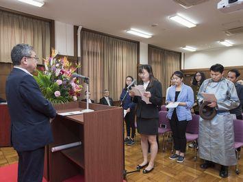 王思諾さん の「新入生宣誓」