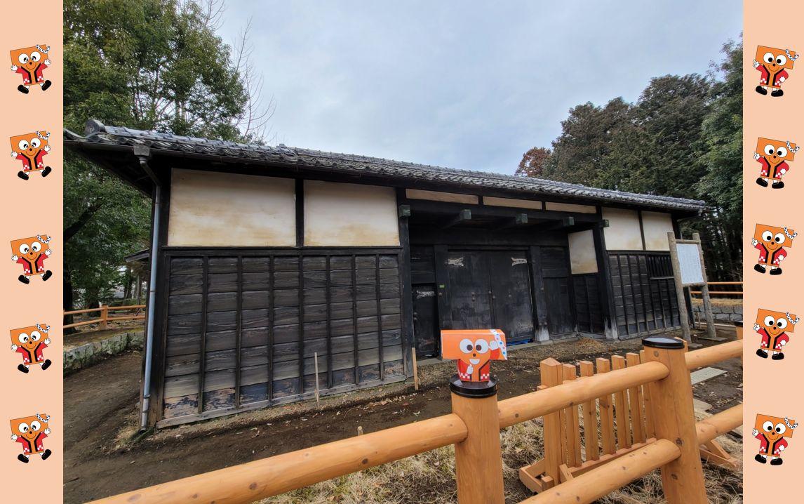 【岩槻城址公園】岩槻城城門(黒門)