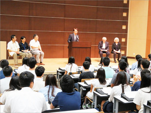 【オープンカレッジ】高大連携講座「高校生のためのアジアの言語と文化」が開催されました